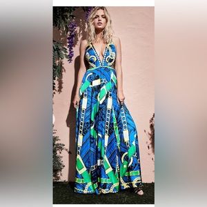 Marciano Arissa Printed Gown .